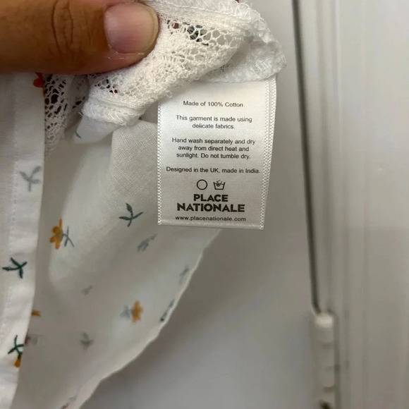 New - Place Nationale ruffled top - Picture 4 of 5